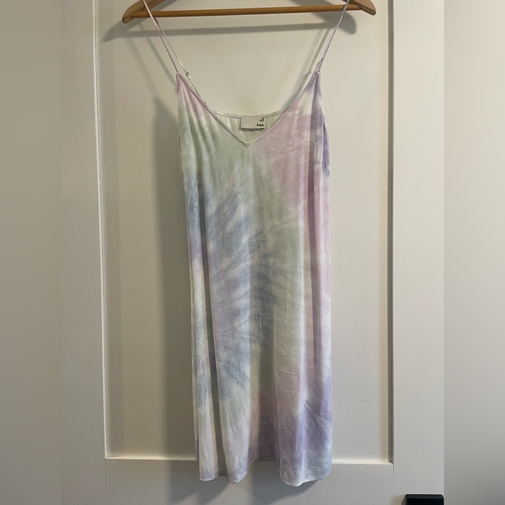 Wilfred Free - pastel tiedye slip dress